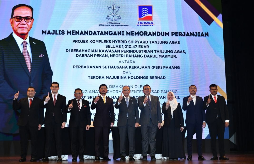 东:(已签发)彭亨打造区域海事枢纽 丹绒阿加斯混合造船厂综合中心明年动工