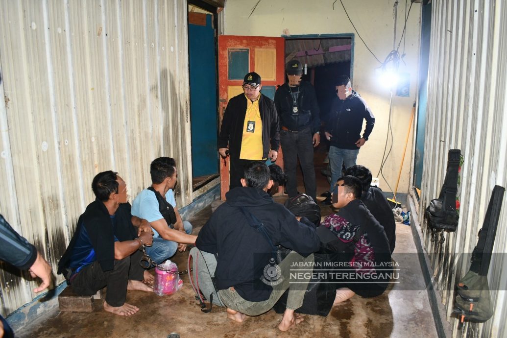 东:(已签发)扫荡行动:21名非法入境者在登嘉楼3县落网