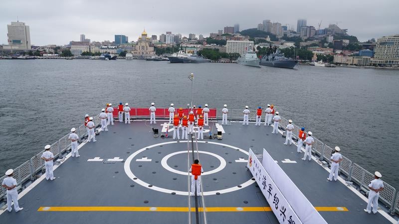 中俄“海上联合-2025”全面展开联合演习