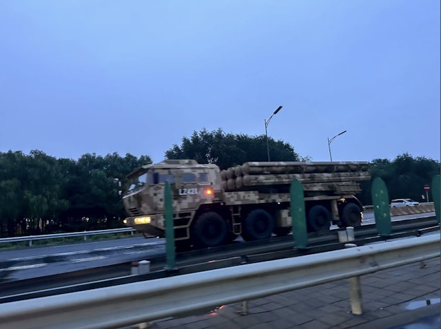 中国九三阅兵完成最后一次演练 预演全部流程