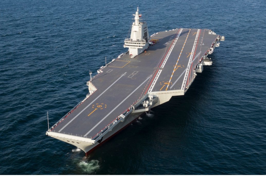 中国官媒：福建舰将集齐航母五件套