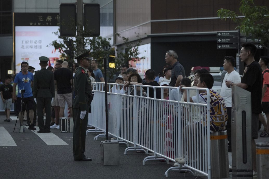 中国抗战80周年纪念活动首次综合演练结束 约2.2万人参与