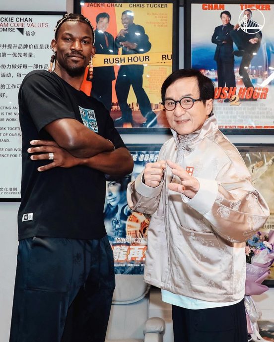  中国行北京相见欢  巴特勒向成龙学功夫