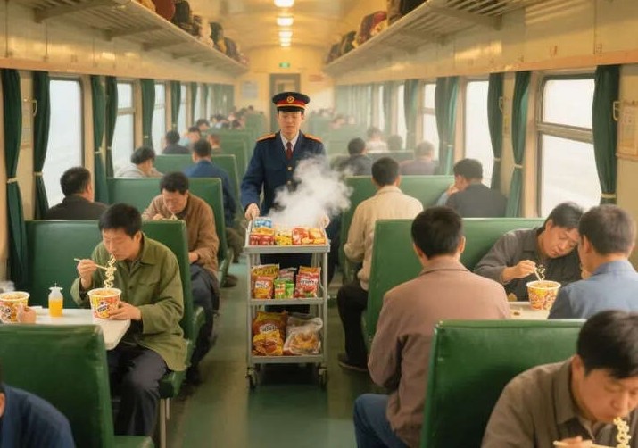 中国高铁禁吃泡面　乘客吐槽：先禁月台吸烟吧
