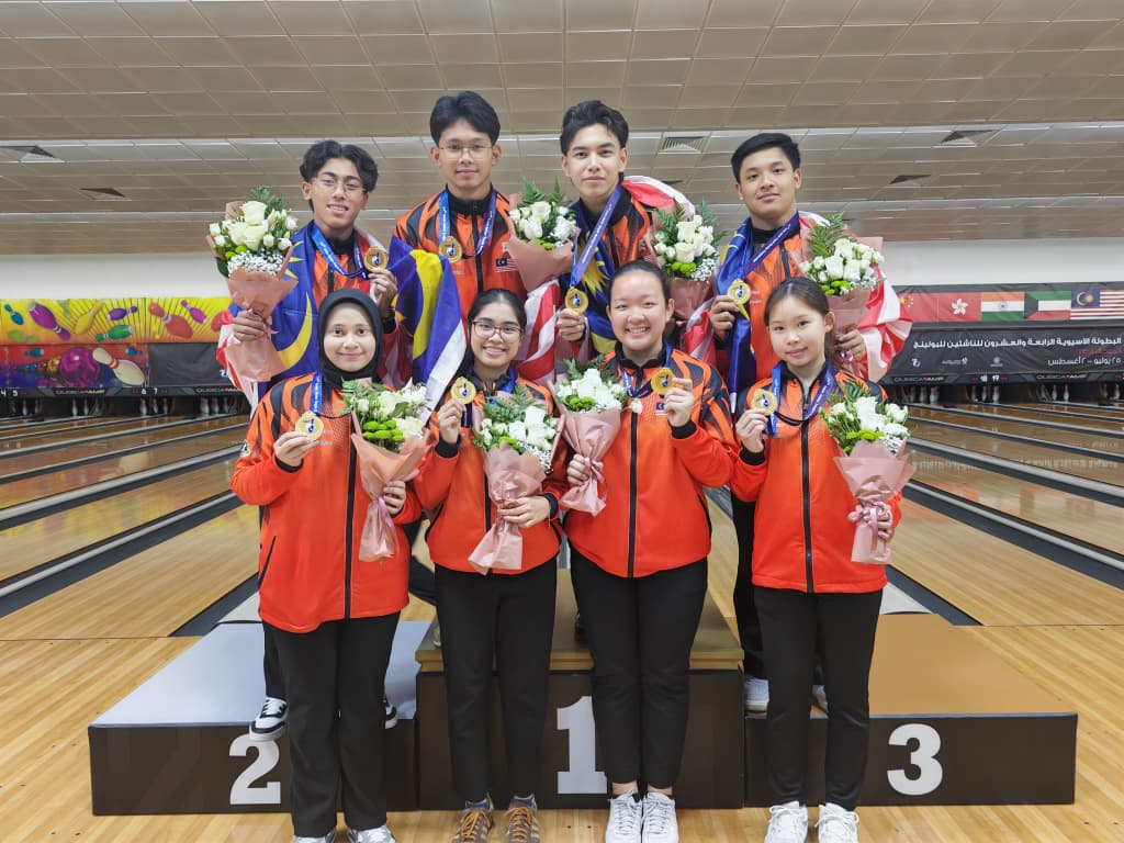 亚洲青少年保龄球赛  大马争男女精英赛双金