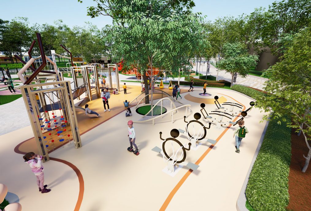 休闲公园盼明年完工启用 怡中环首阶段动土