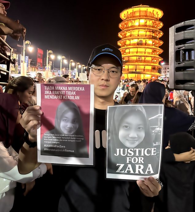 20年校园霸凌成阴影 何伟鸿参与申张正义集会