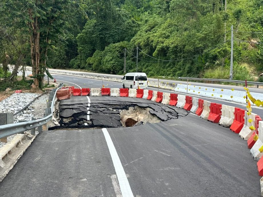 全：已签发／话望生至罗京高原路段又出现大坑洞