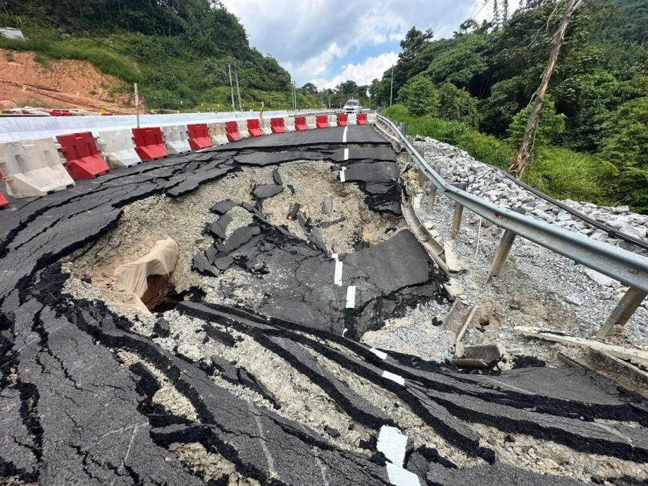全：已签发／话望生至罗京高原路段又出现大坑洞