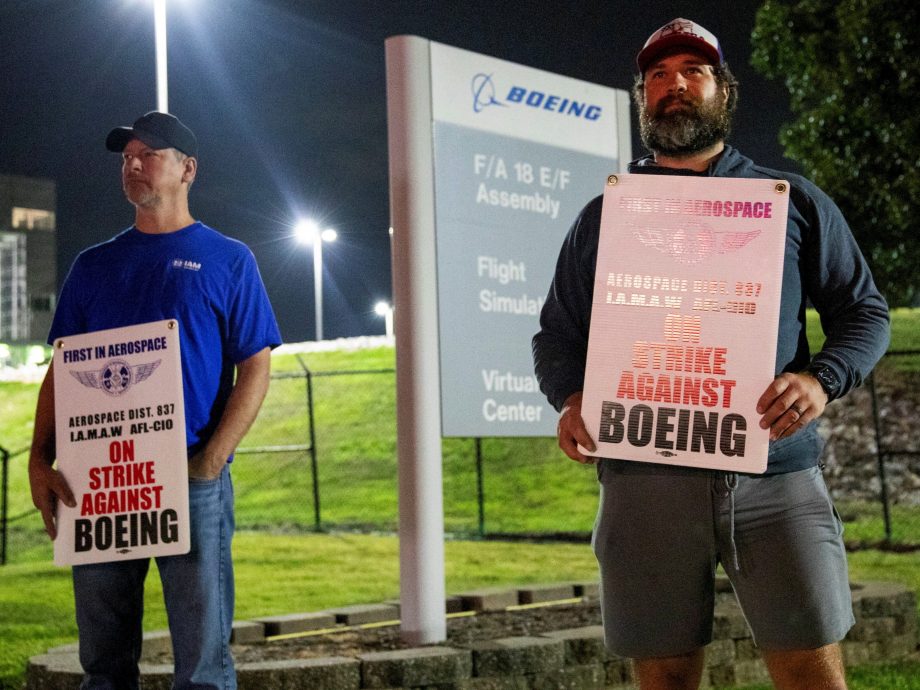 劳资合同纠纷 波音防务部门发起罢工