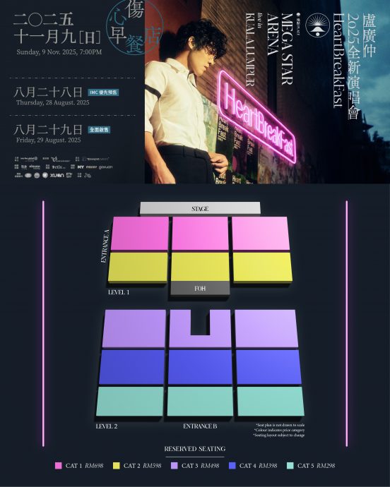 卢广仲时隔2年返马 1109开《伤心早餐店》