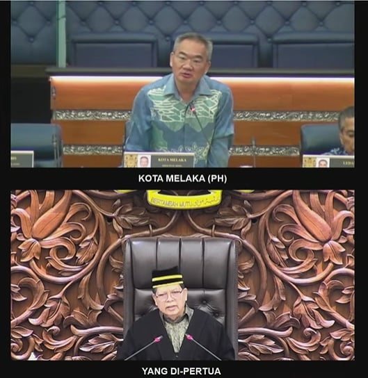 即时国会|议长:周一公布阿旺哈欣“下战帖”单挑事件裁决