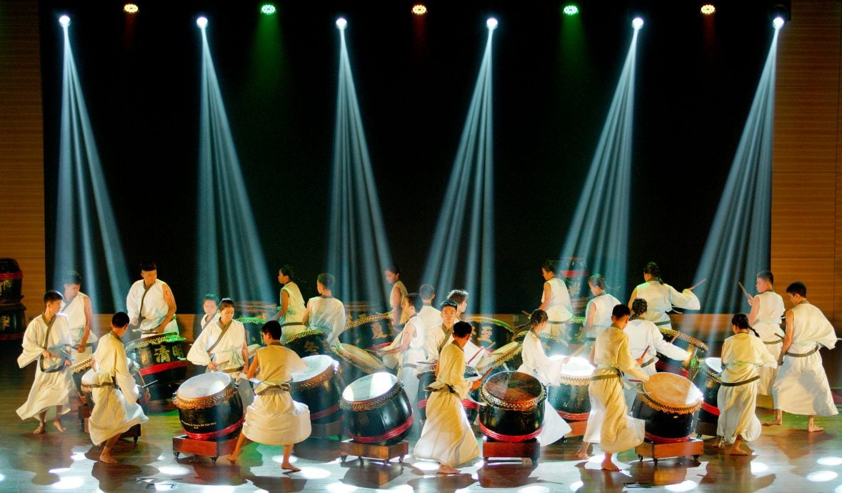 吴家良杯二十四节令鼓 | 红土坎天定华中成三料冠军 邦咯岛华联小学双料冠军