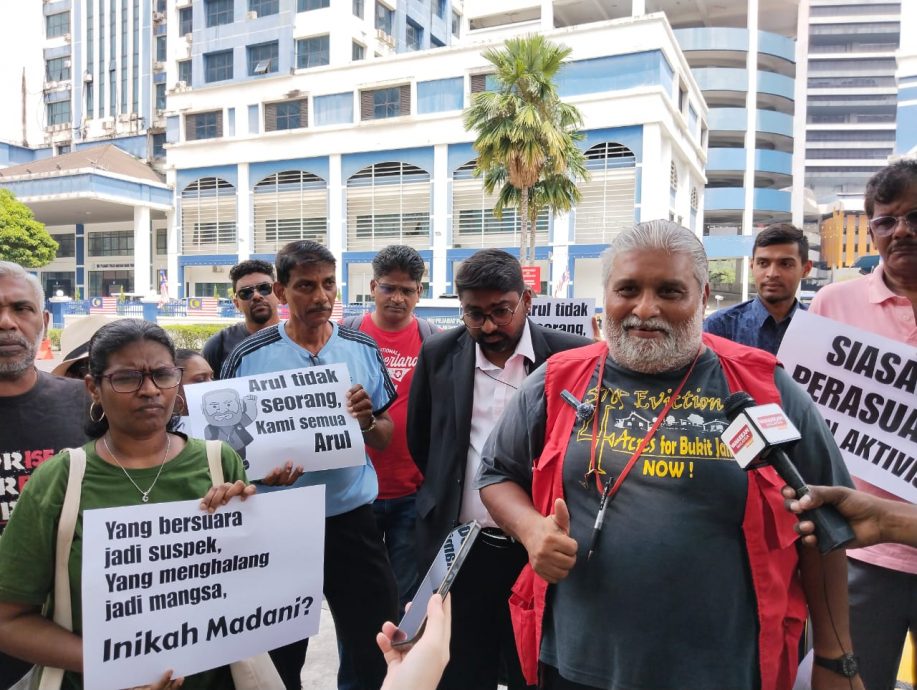 国会路种植园工人房屋权益呈草案冲突:阿鲁仄万指控警方滥用职权和模糊焦点