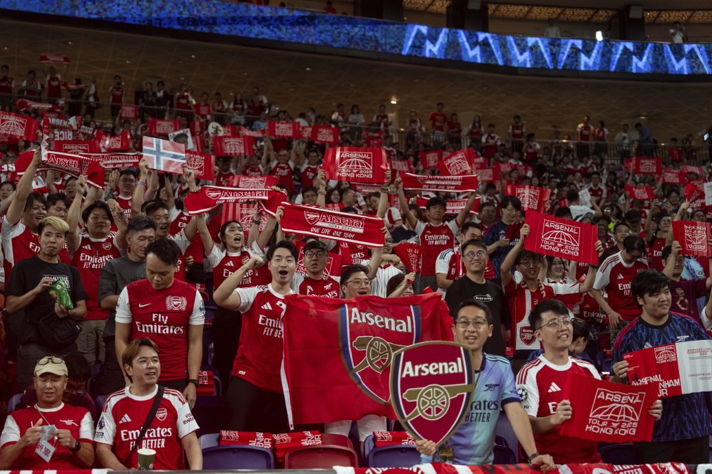 国际足球友谊赛| 5万名港球迷见证北伦敦德比  热刺1球小胜枪手