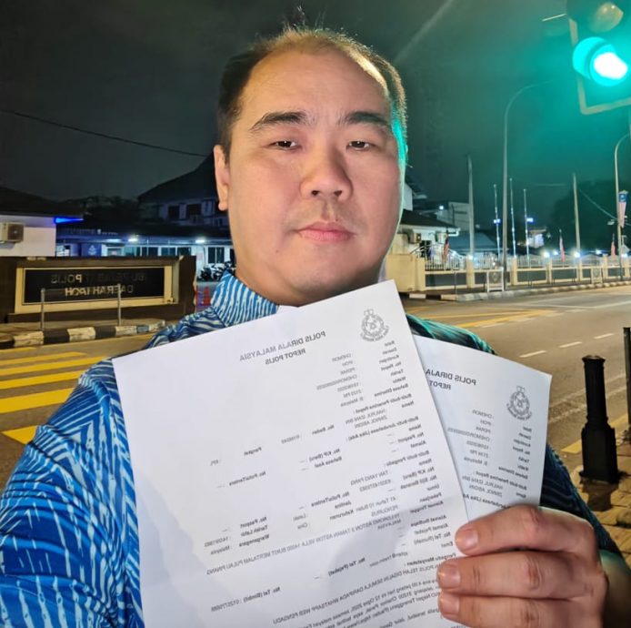 (大北马)陈扬邦针对阿克马及登州巫青团脸书贴文报案