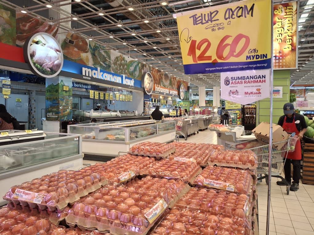 (大北马）取消鸡蛋补贴市价无变化，A级鸡蛋维持12.60令吉