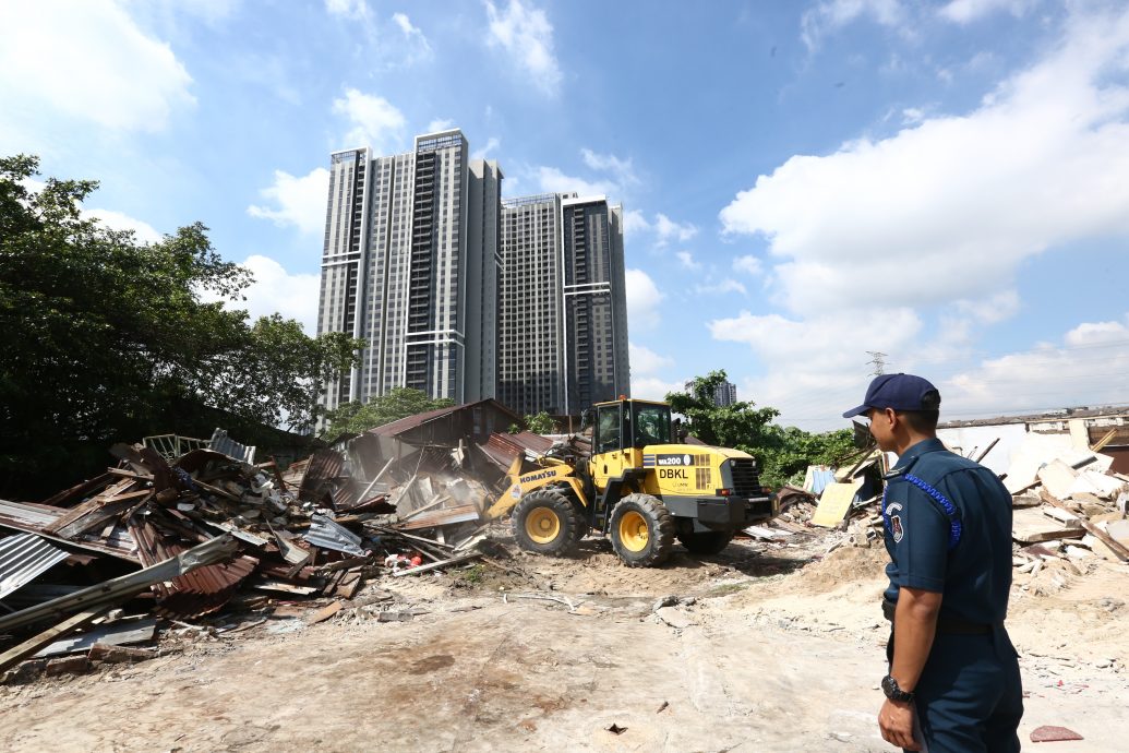 大都会/可做早报头/增江南区木屋拆除行动/7图