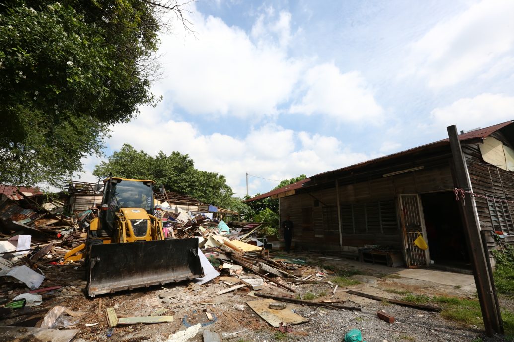 大都会/可做早报头/增江南区木屋拆除行动/7图