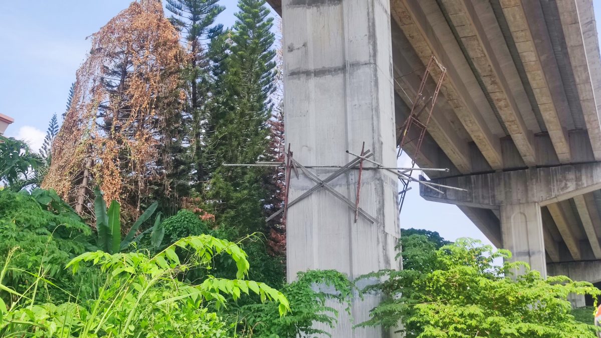 大都会／封面/阳光8路高架天桥工程复工／7图