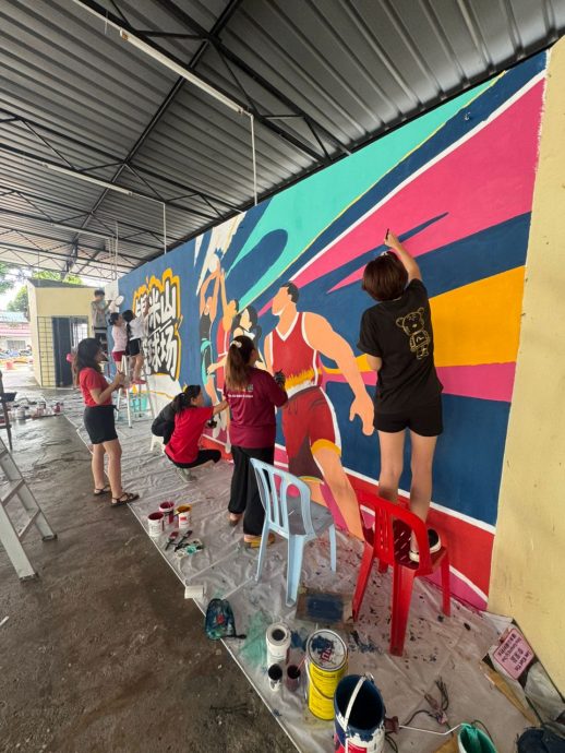 大都会/me03头/锡米山新村篮球场壁画参赛