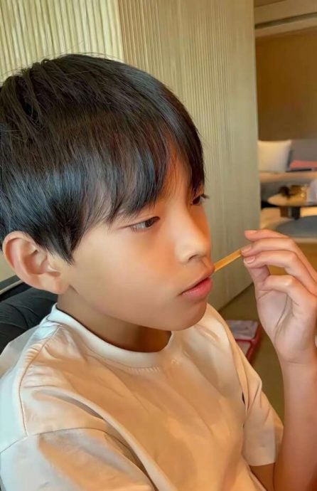 大S儿女正面照外泄 Mandy喊冤：没礼貌朋友偷拍