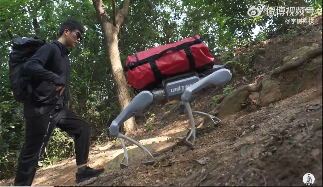 宇树科技发布新款机器狗A2 最快速度每秒5公尺