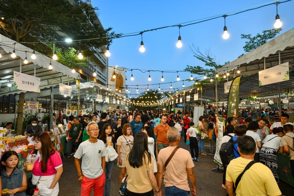 已签发 柔:佛光山新马寺办无肉夜市6.0蔬食市集 吸引逾千人参与