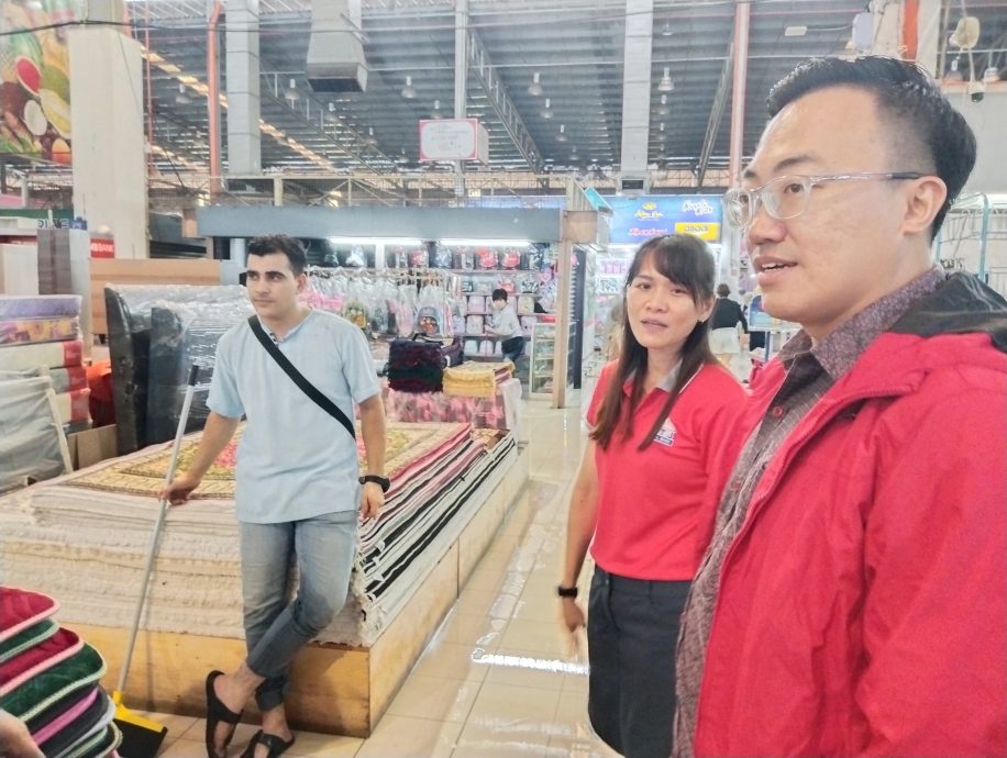 古来豪雨半小时，沙令佳市场与部分马路淹水