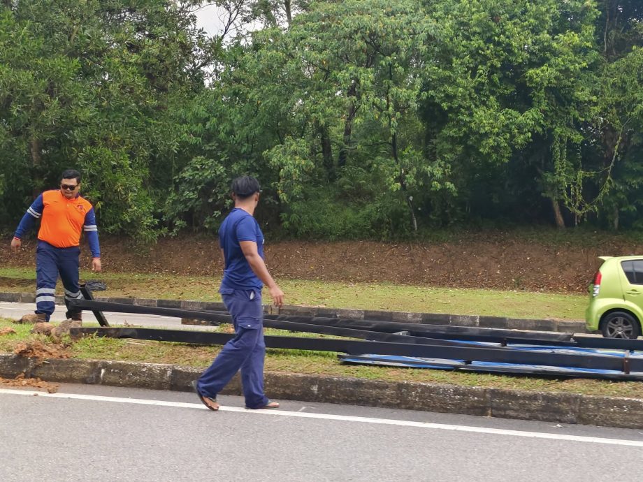 古来豪雨半小时，沙令佳市场与部分马路淹水