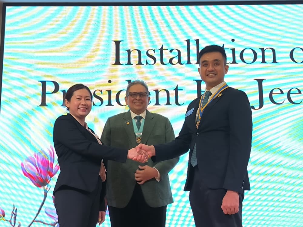 **已签发**柔：古来扶轮社迎创新风，泰台姐妹社签署备忘录