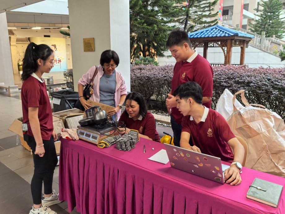 **已签发**柔:善心美事〡新马寺推电子废品回收 推广和教育正确回收知识