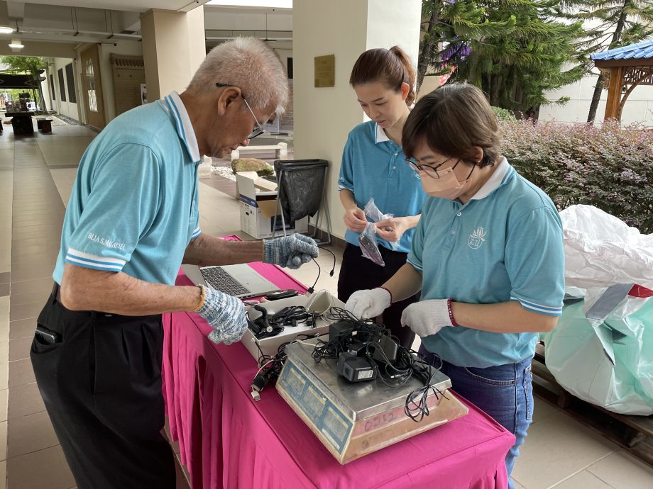 **已签发**柔:善心美事〡新马寺推电子废品回收 推广和教育正确回收知识