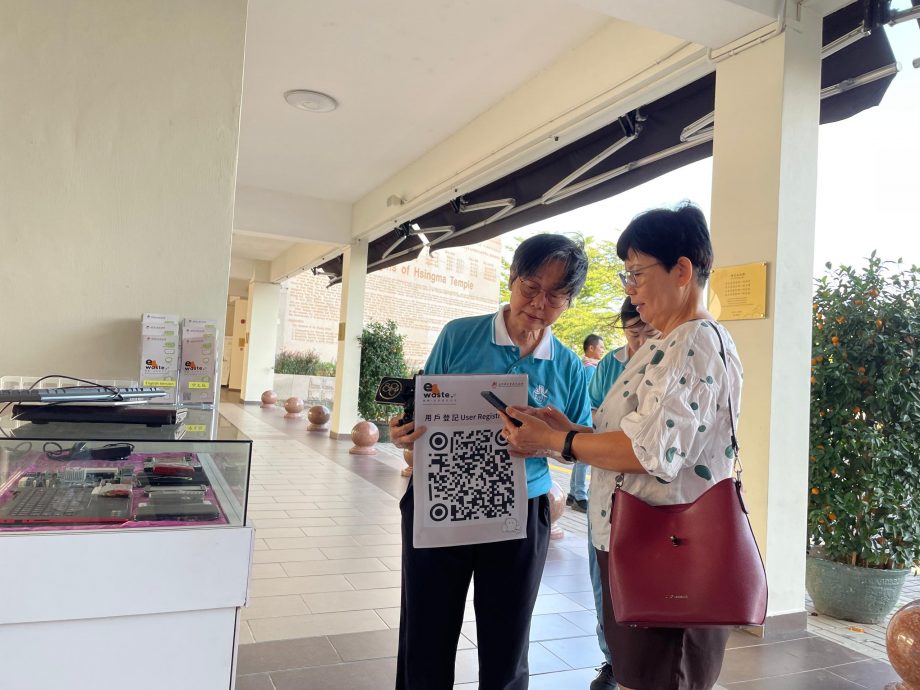 **已签发**柔:善心美事〡新马寺推电子废品回收 推广和教育正确回收知识