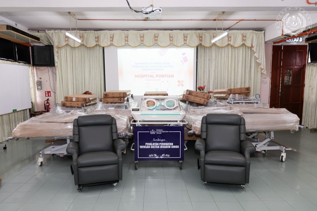 **已签发**柔：柔苏丹基金会捐设备物资  提升笨珍医院照护能力​