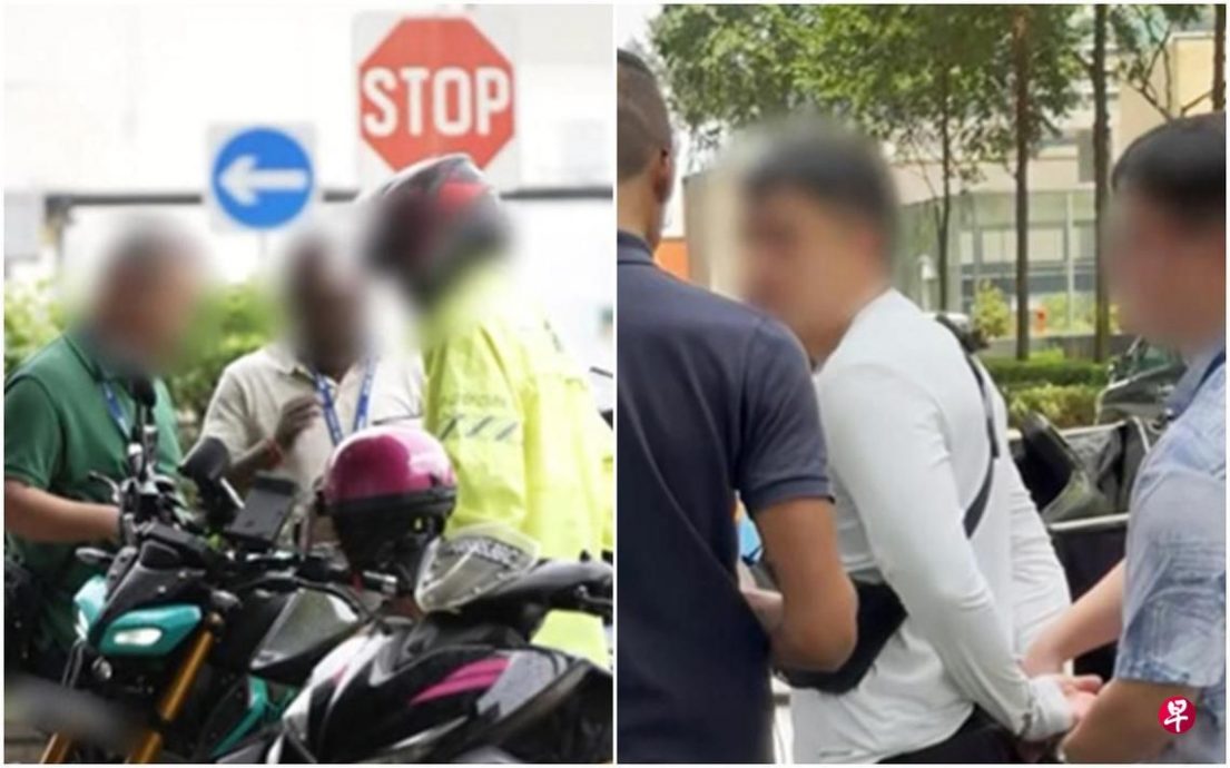 *已签发*柔:狮城二三事:狮城人力部打击非法送餐 3外籍人士被捕