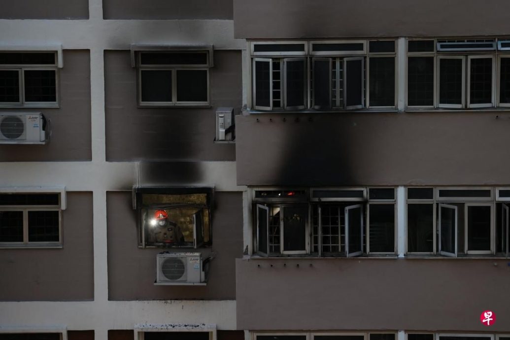 *已签发*柔:狮城二三事:狮城惹兰红山组屋火患 一对男女不幸丧命