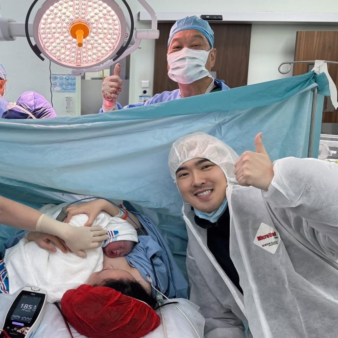 *已签发*柔:狮城二三事:隐瞒“好孕”迎爱子 李腾无预警官宣当人父