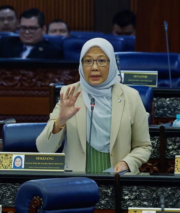 已签/国会/确保吉隆坡土著人口占40% 扎丽哈:多管齐下包括提高固打政策