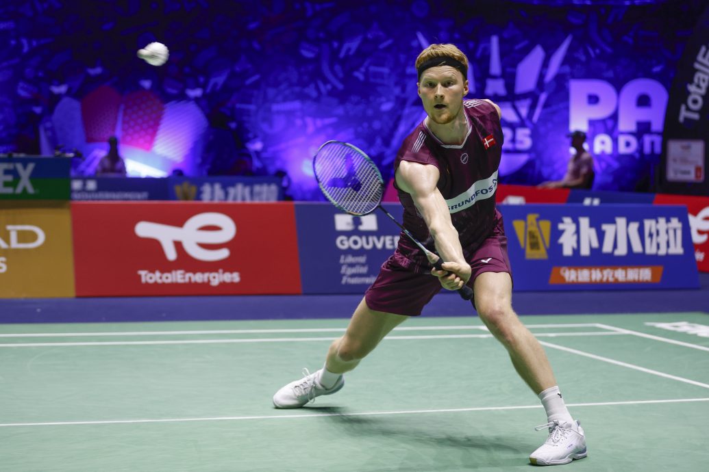巴黎世羽赛| 次日冷门骤减  安东森领军单打名将闯首关