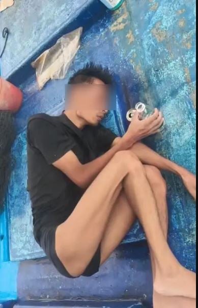 广西男乘橡皮艇漂流6天 靠雨水吊命变皮包骨