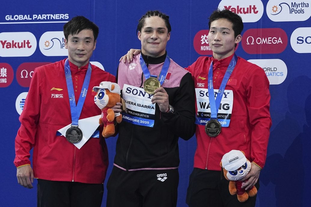 新加坡世界水上运动锦标赛|终结中国男3米板10连霸 奥尔维拉书写墨西哥历史