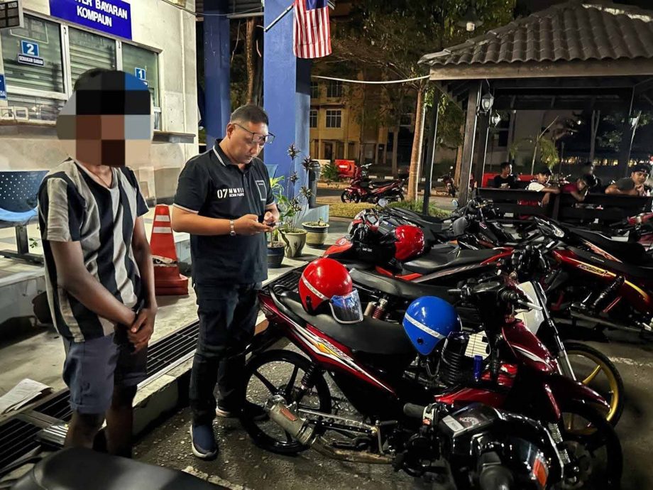 曼绒警方道路流氓行动 发119罚单 扣10摩托