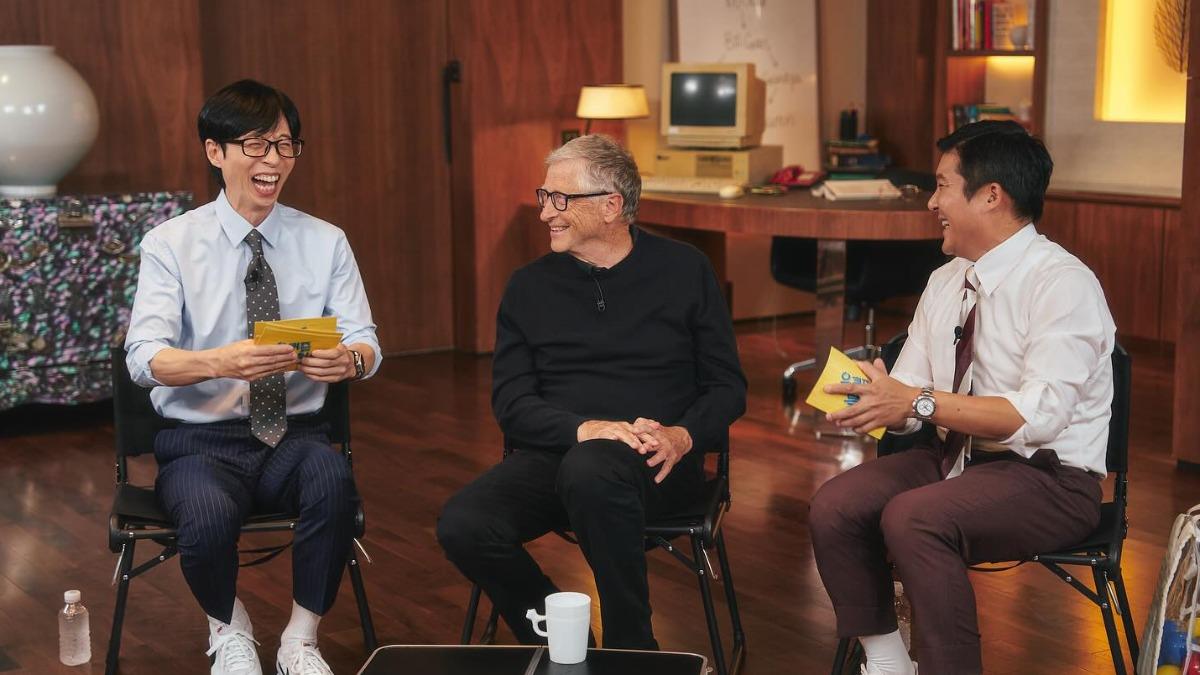 比尔盖茨合体刘在石竟遭批　韩网搬出阴谋论