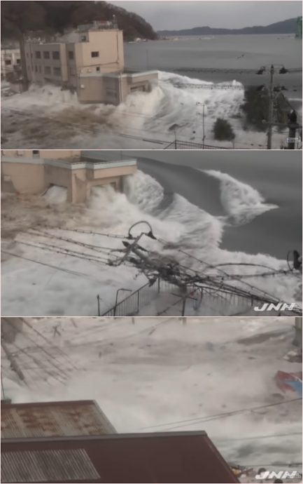 求真/堪察加地震引发海啸视频挪用旧画面/2图