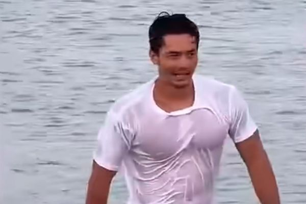 海南帅警跳海救人！湿身照疯传　网歪楼：以后更多人去