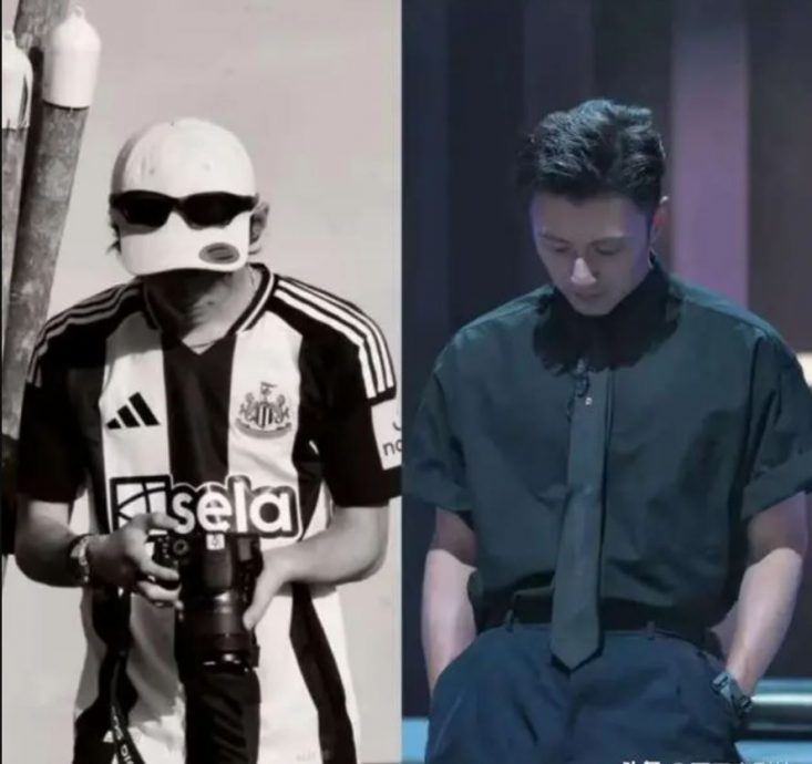 演唱会T恤藏儿子印记 谢霆锋把Lucas涂鸦穿上台