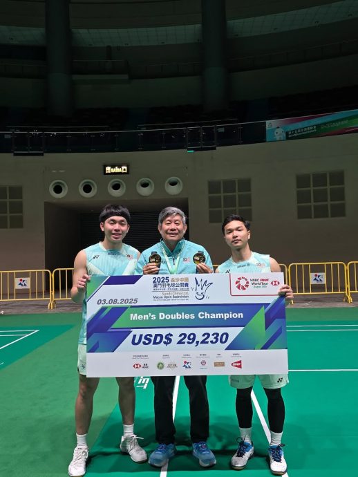 澳门羽球公开赛|阿叶终结马男双12年冠军荒  “火龙”再次点石成金