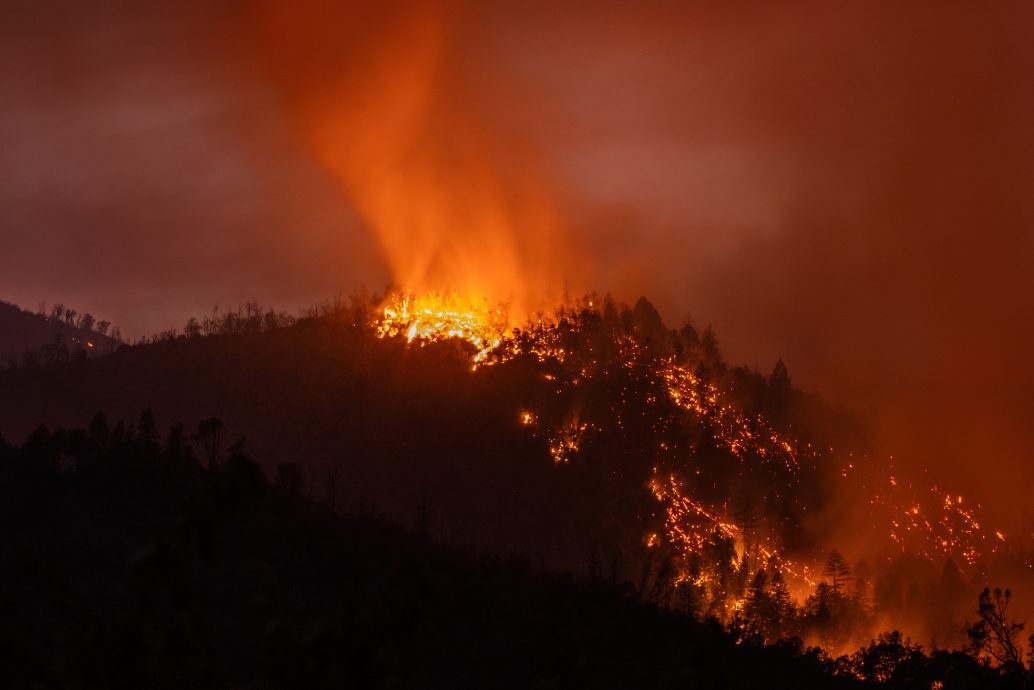 火势单日内翻倍!美国西部野火失控狂烧 上千户居民急撤离