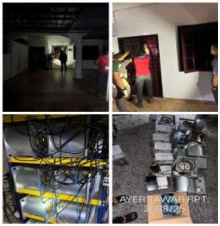 疑偷电挖比特币 曼绒警方起获61机器片